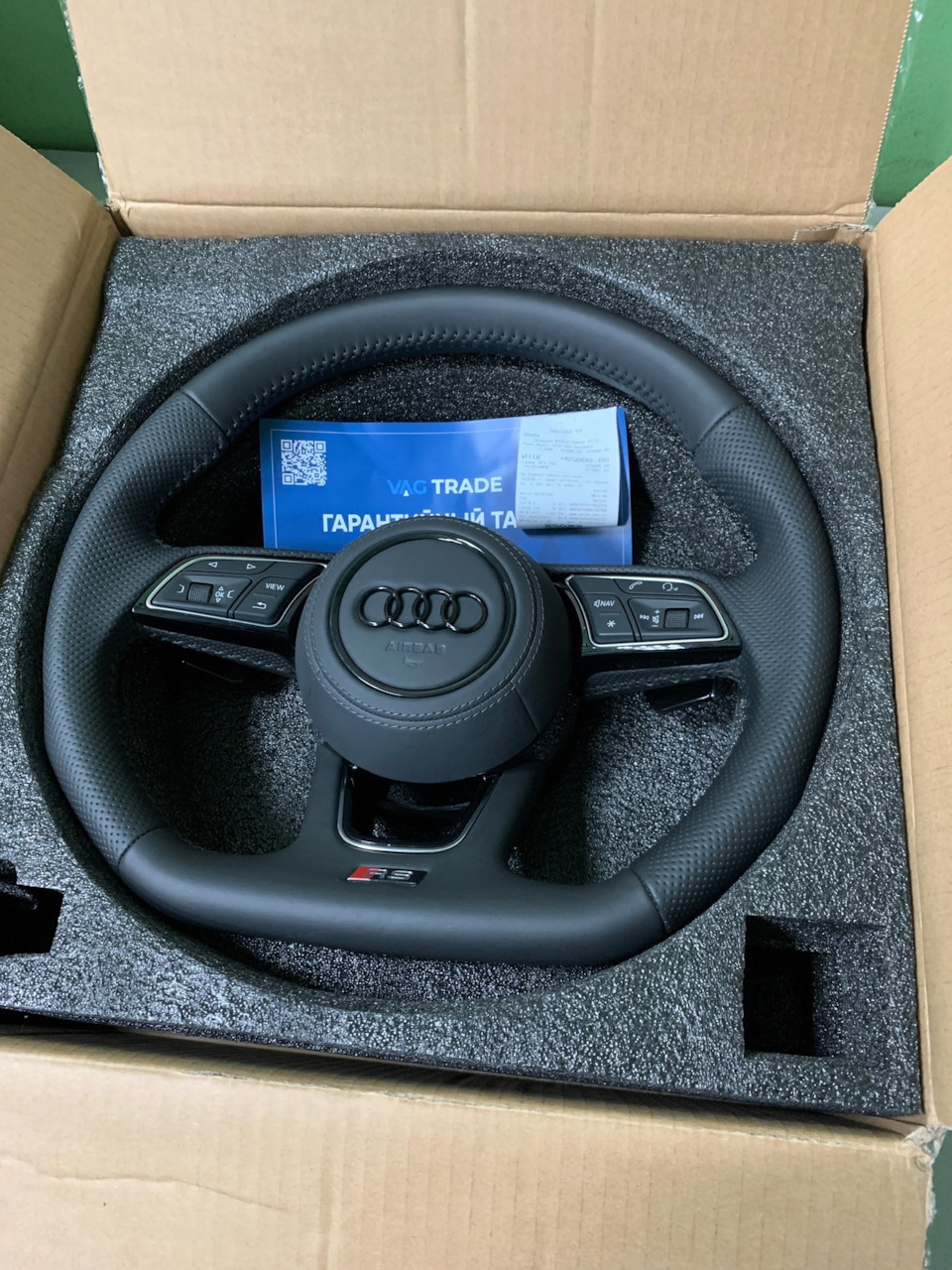 Руль — Audi A3 Sportback (8VA), 1,4 л, 2014 года | стайлинг | DRIVE2