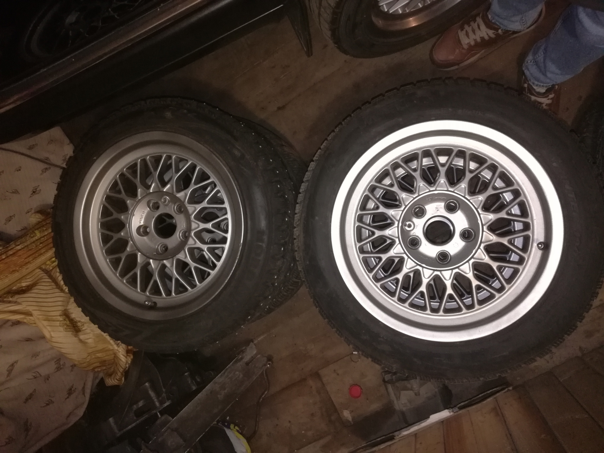 Колеса пост. АСТ R16 5×112 НА ЗИМЕ. — Audi 200 (20v), 2,2 л, 1990 года ...