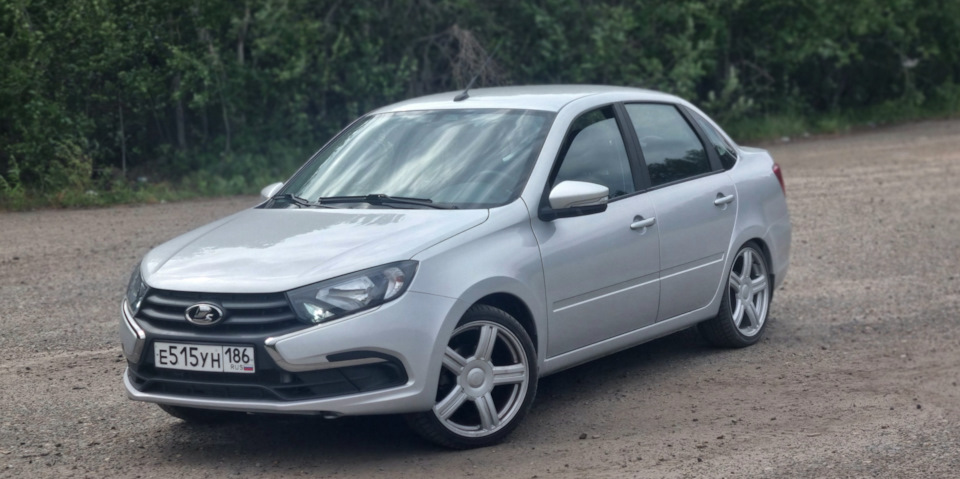 1️⃣5️⃣ Лада Гранта FL с заниженнием -70 и колёсами r17 "Торусы". — Lada ...