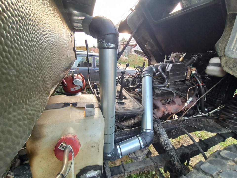 Не шноркель, а воздуховод;-) — ГАЗ-66 внедорожный дом на колесах, 5,2 л ...