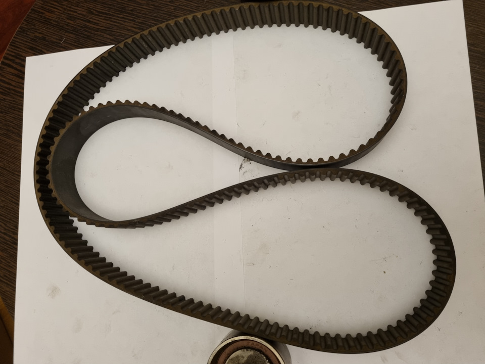 005_Как выглядит старый Ремень ГРМ, ролики/валики и т.д. — Mitsubishi ...