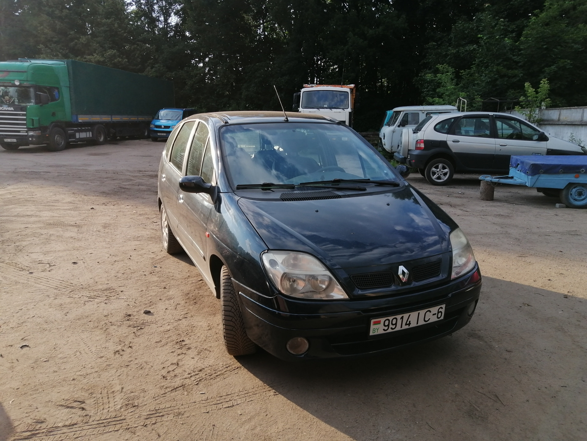 Лобовое стекло Scenic 1 — Renault Scenic I, 2 л, 2002 года | расходники |  DRIVE2