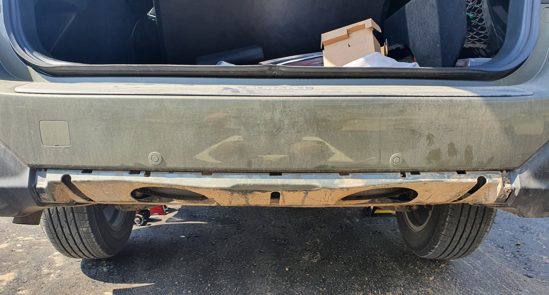 Бесконтактное открытие багажника — Subaru Outback (BS), 2,5 л, 2019 ...