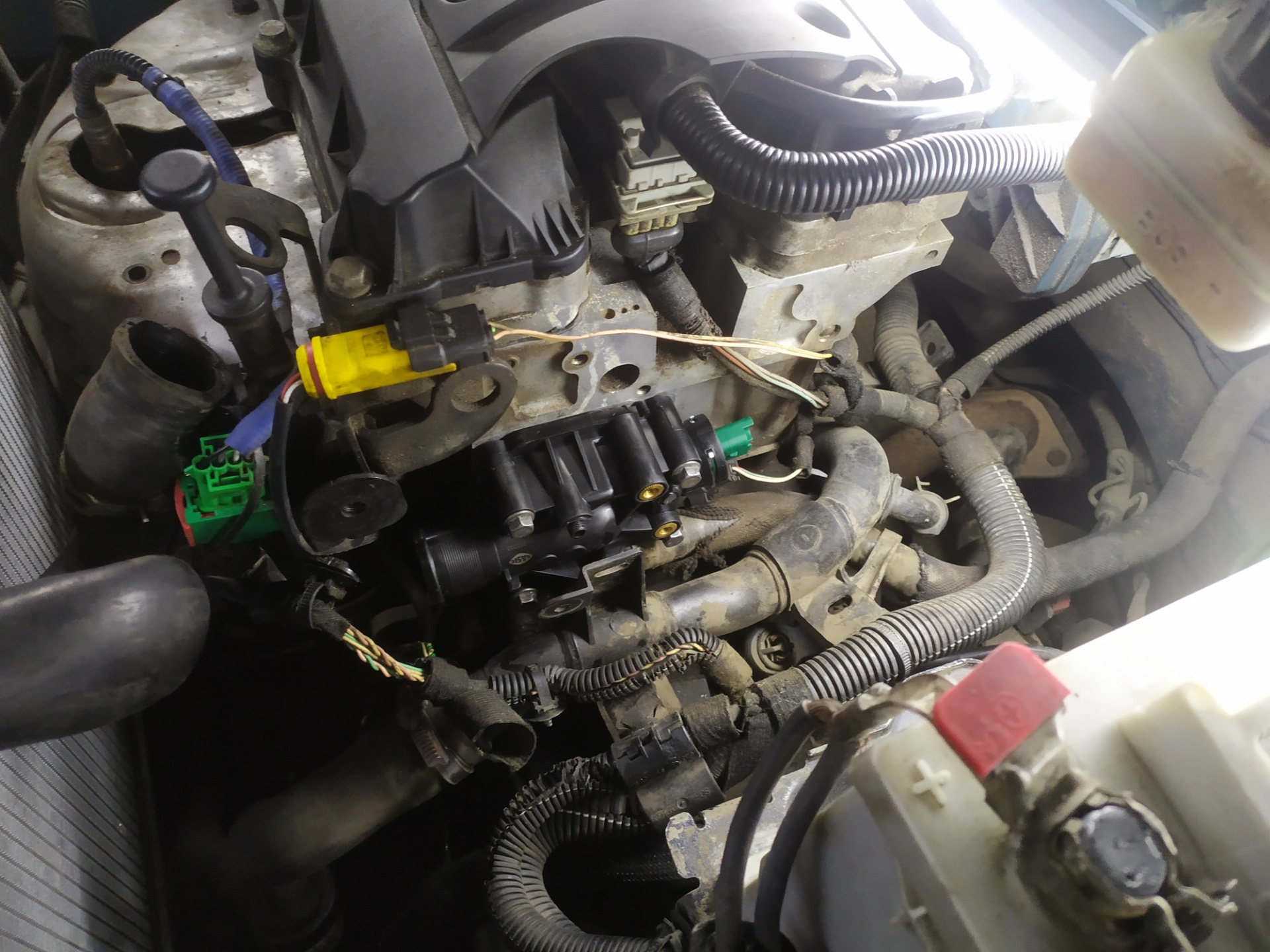 Замена термостата. — Peugeot 307, 1,6 л, 2006 года | визит на сервис ...