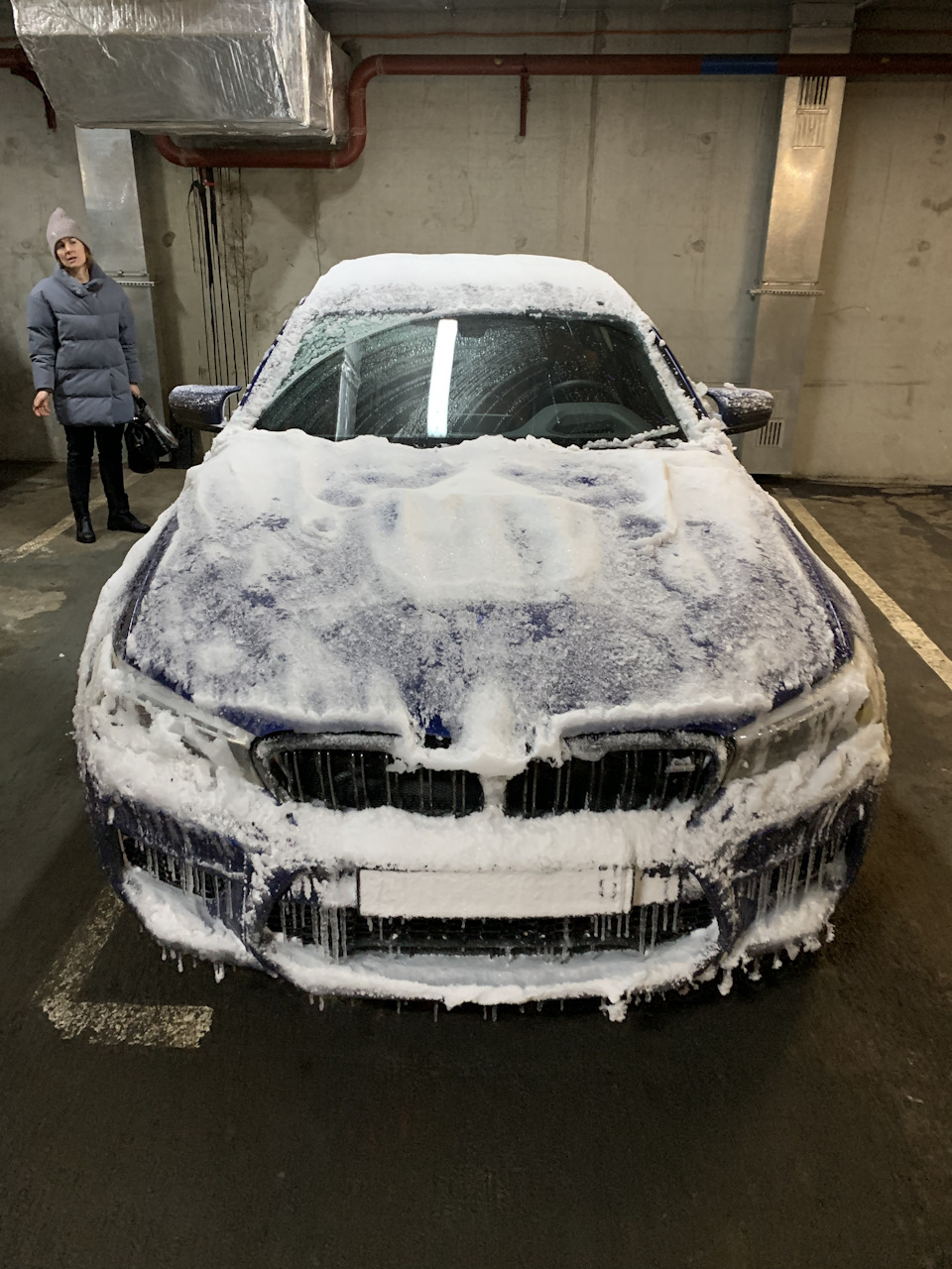 Зима пришла … — BMW M5 (F90), 4,4 л, 2018 года | наблюдение | DRIVE2