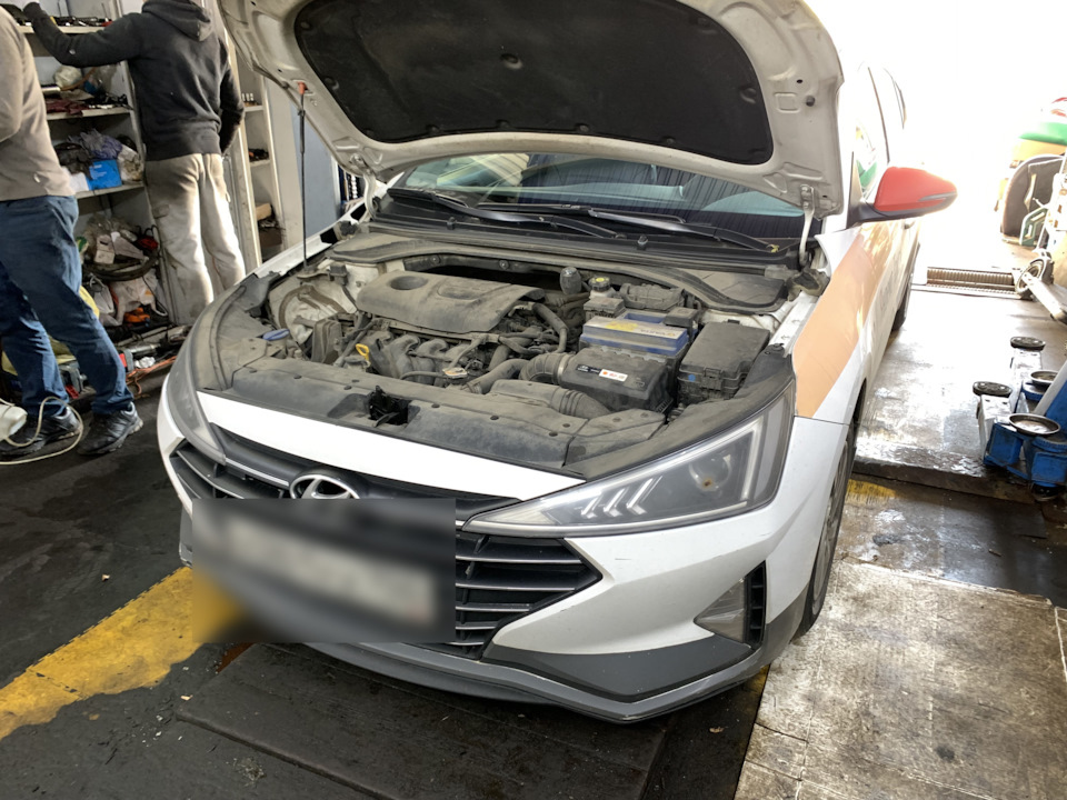 Мойка радиаторов и замена охлаждающей жидкости — Hyundai Elantra (6G ...