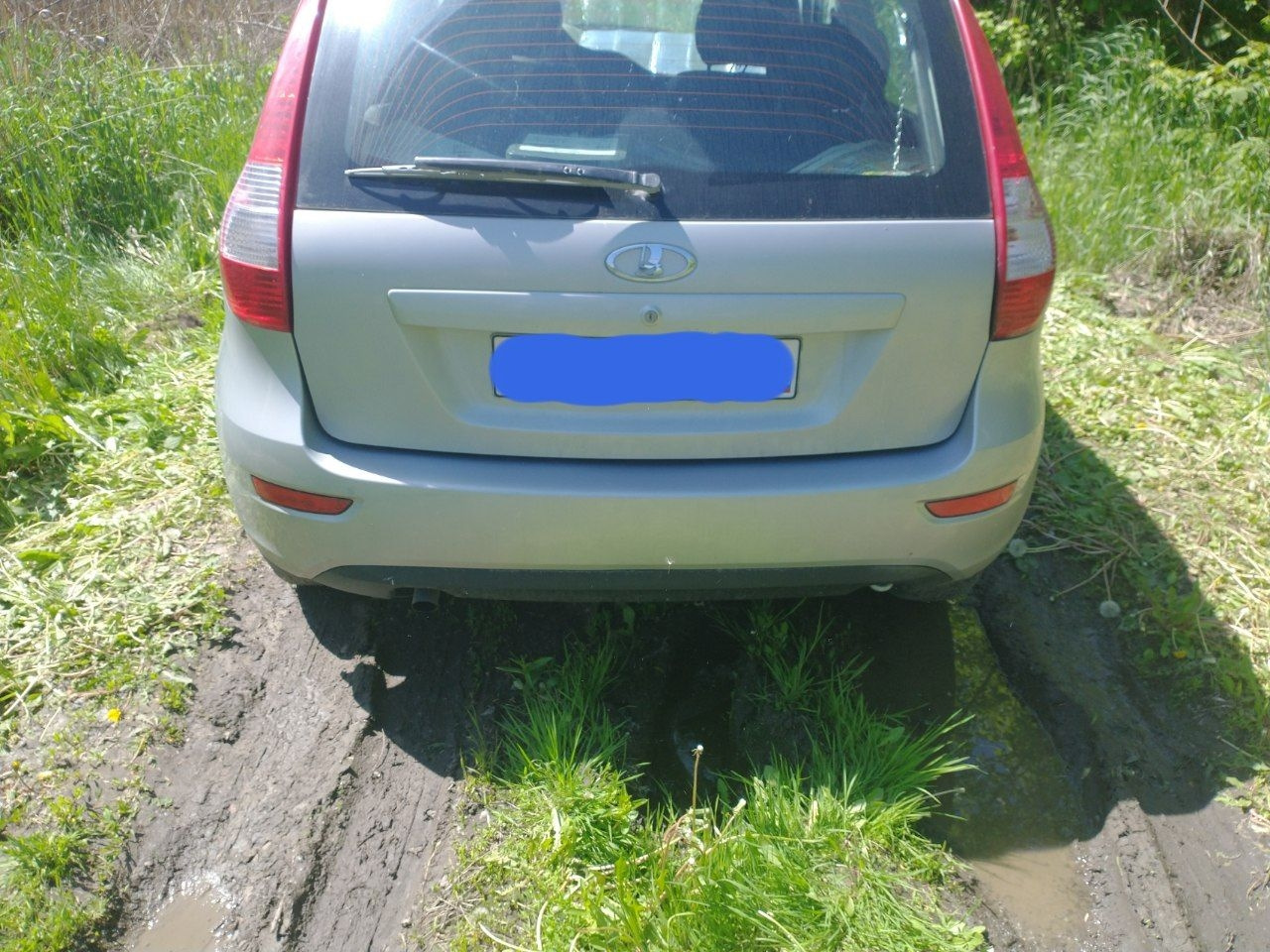 Крышка багажника. — Lada Калина Хэтчбек (2G), 1,6 л, 2013 года ...