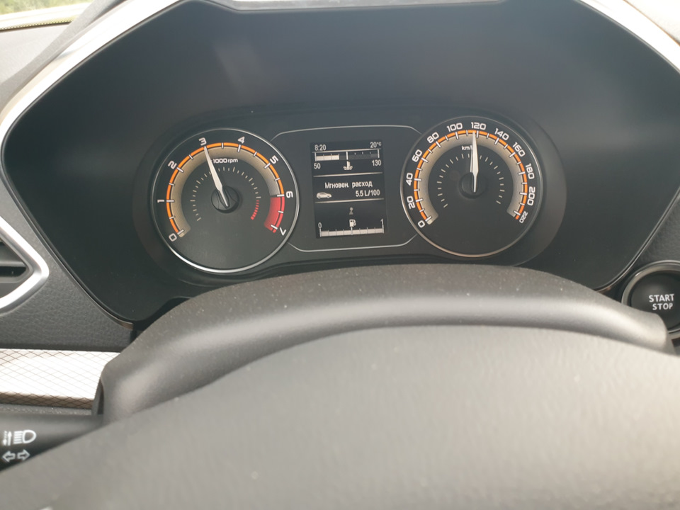 Про показания спидометра. — Lada Vesta (NG), 1,6 л, 2023 года | обкатка ...