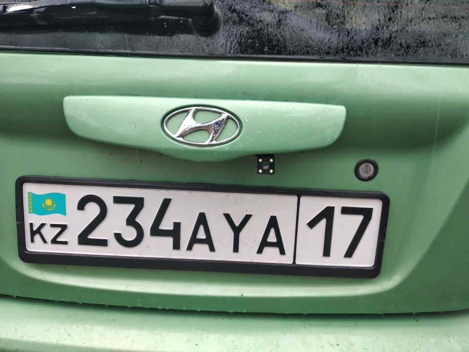 камера заднего вида на hyundai accent