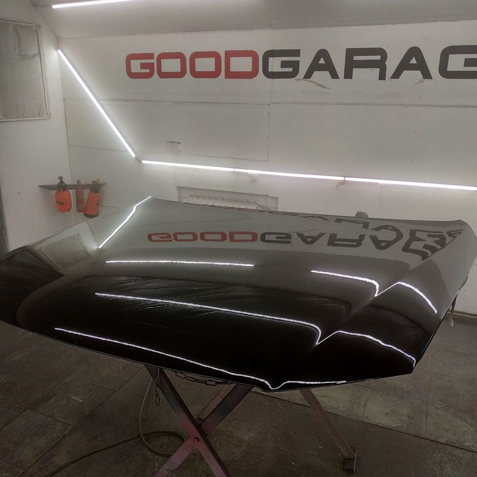 Окраска капота и докрашиваю мелочи. Полный облив часть 4 — Volkswagen ...