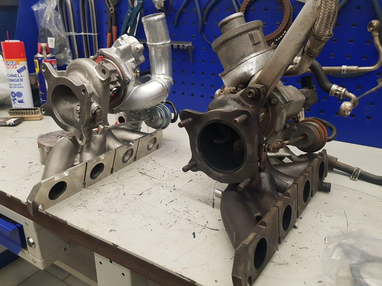 Турбина к штатному коллектору ваз 8кл. Турбина на дизельную газель. Крепление турбины. Cummins 2. Крепление турбины.