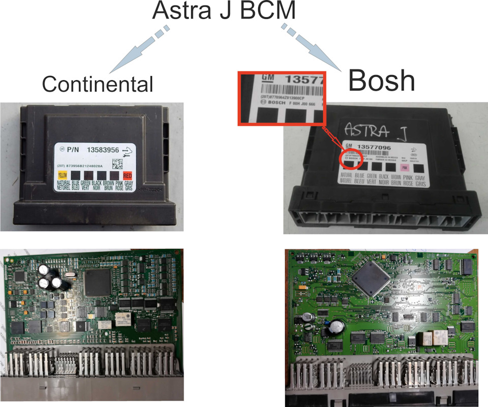 Распиновка bcm