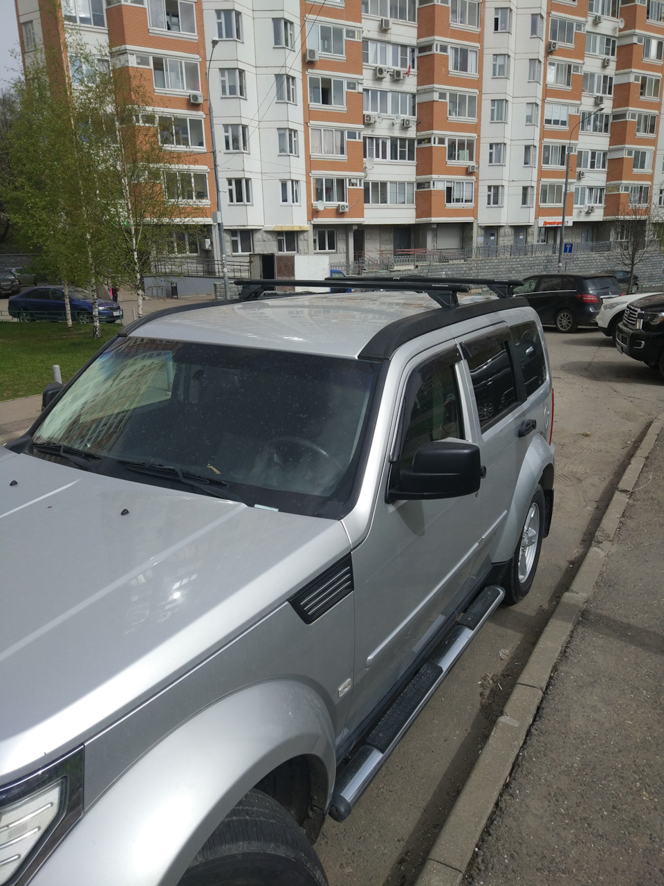 Поперечные рейлинги Dodge Nitro — Dodge Nitro, 3,7 л, 2007 года ...