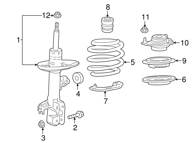 4861906010 Опорный подшипник амортизатора TOYOTA LEXUS | Запчасти на DRIVE2