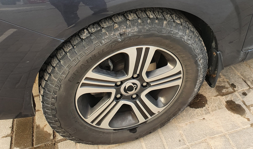 На лето поставил новую АТ резину — SsangYong Stavic, 2 л, 2014 года ...