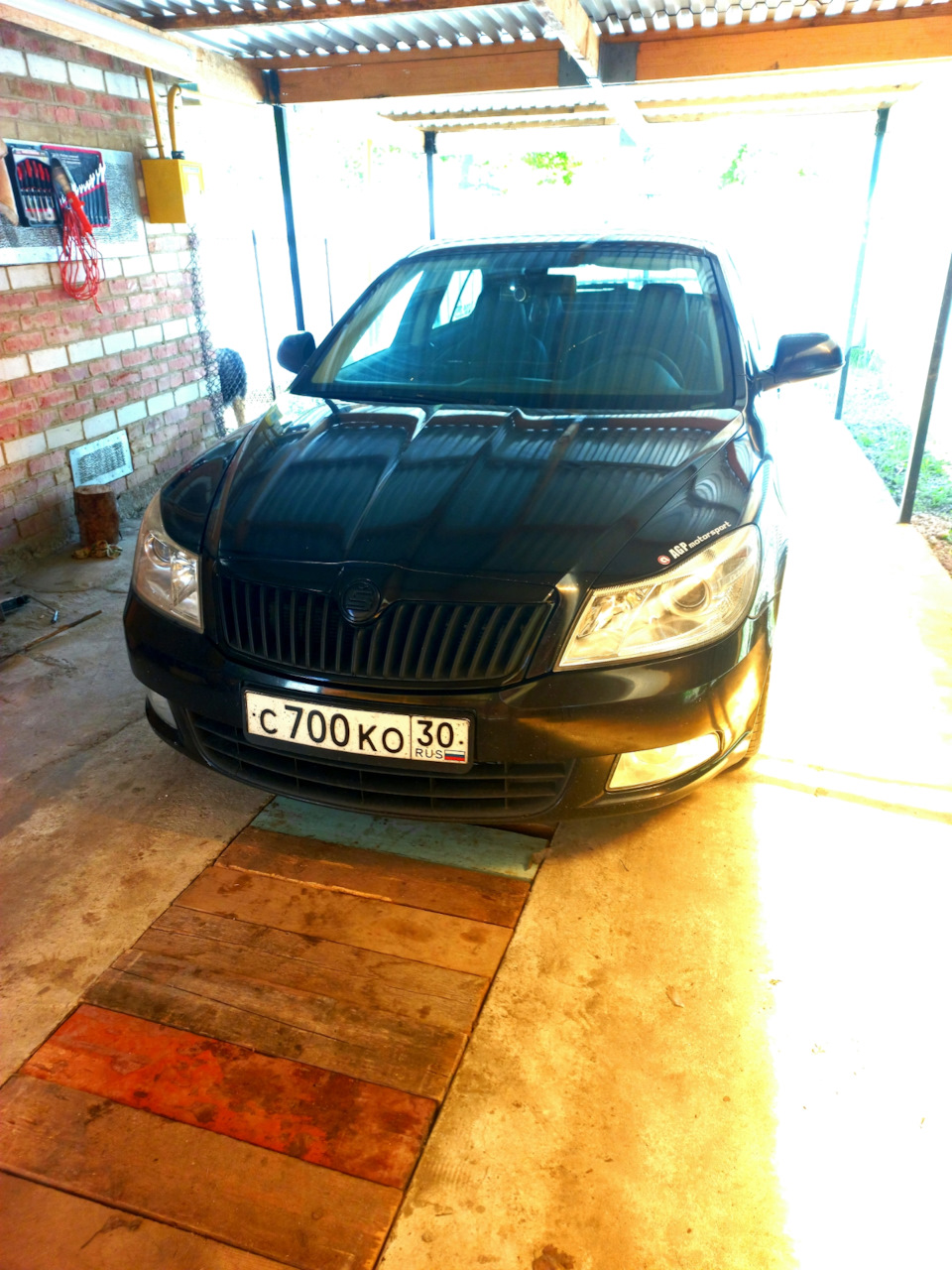 Решетка радиатора в цвет авто — Skoda Octavia A5 Mk2, 1,8 л, 2011 года |  стайлинг | DRIVE2