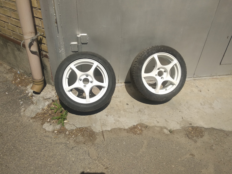 Суперлень или покраска двух дисков — Daewoo Nexia, 1,5 л, 2007 года ...