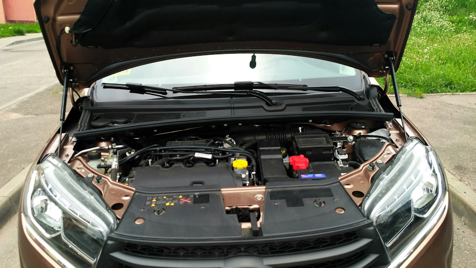 06. Упоры капота (хотелка 2.2) — Lada XRAY, 1,6 л, 2018 года | тюнинг ...