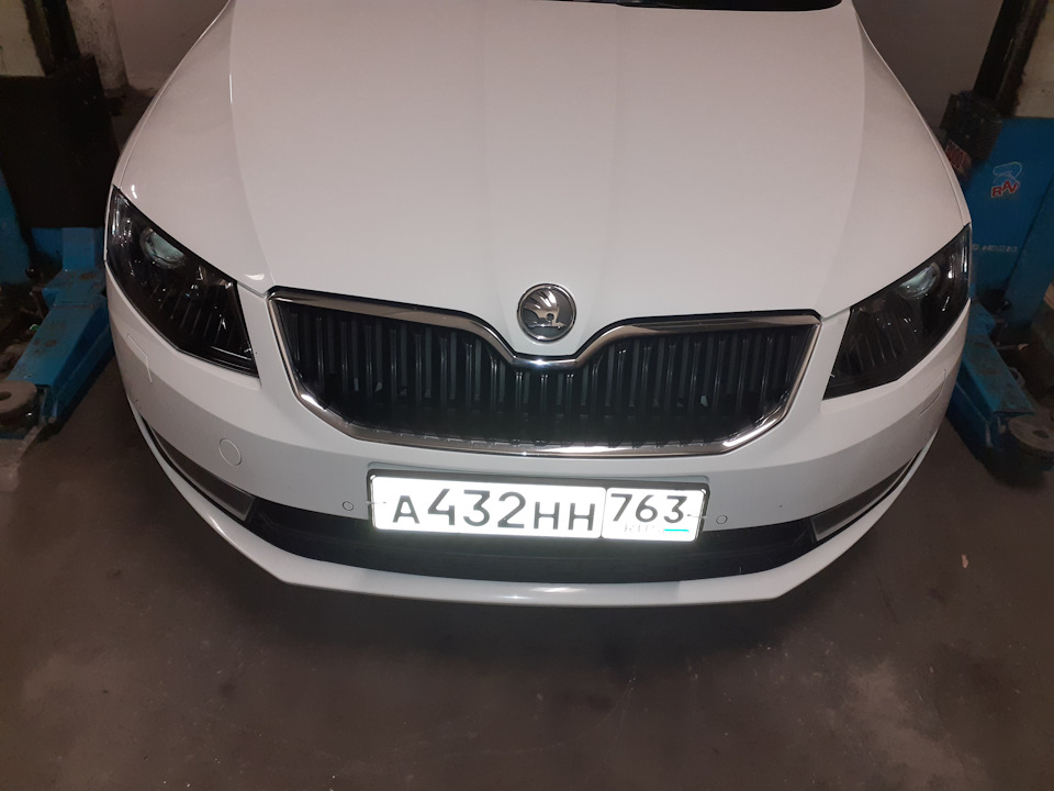 Установка фар с 2016г, отполированы и покрыты керамикой — Skoda Octavia ...