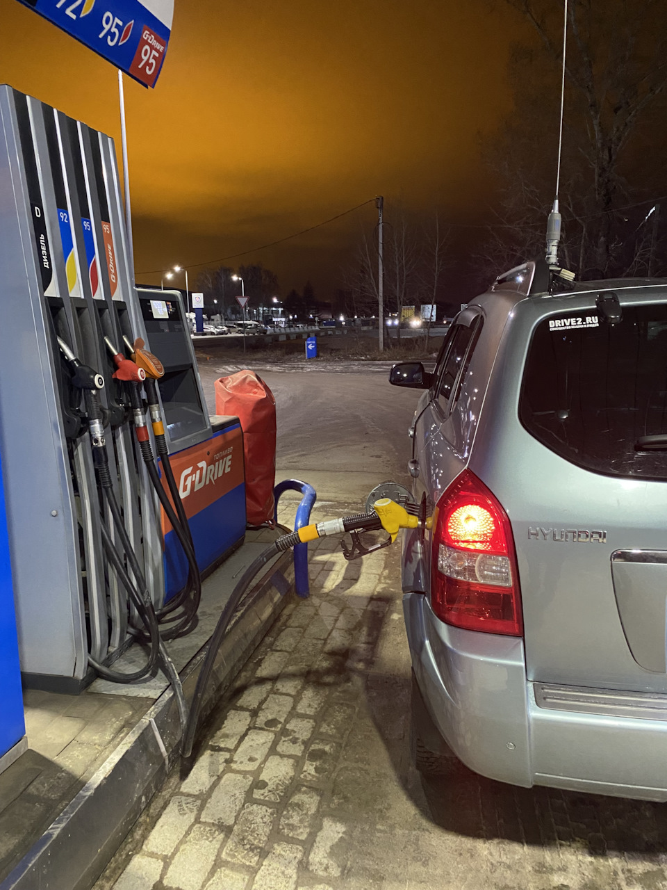 🧴 Октан корректор AGA — Hyundai Tucson (JM), 2 л, 2007 года | плановое ...