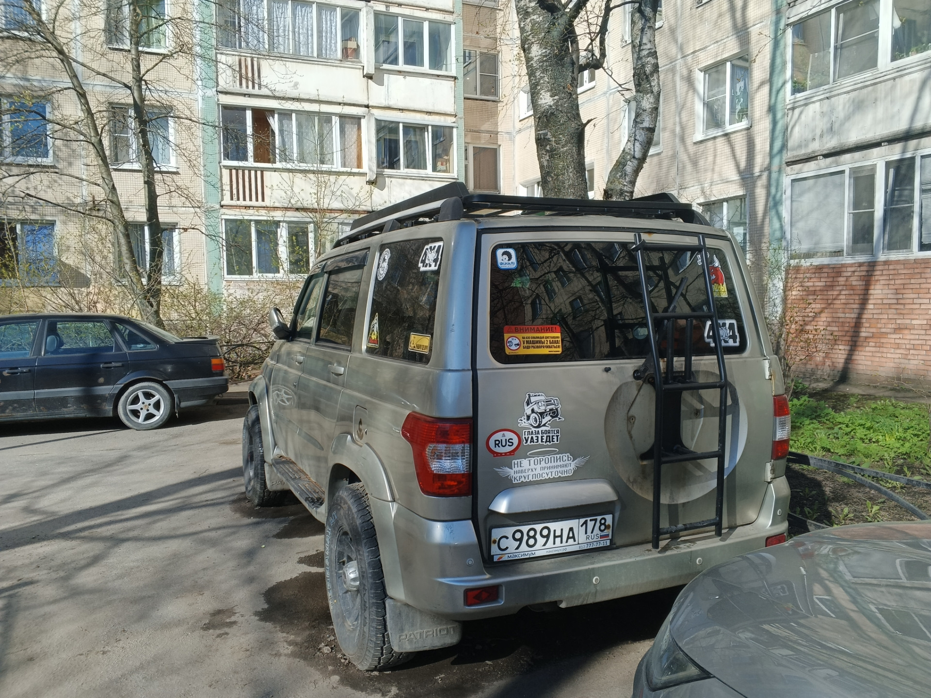 Наклейка 2126.ru — УАЗ Patriot, 2,7 л, 2015 года | стайлинг | DRIVE2