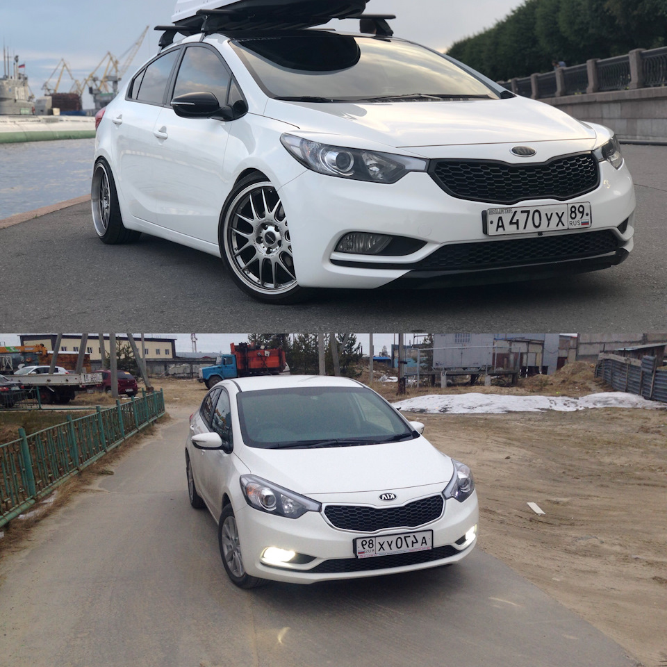 Р‘РµР»С‹Р№ Kia Cerato Рј425РєРј13