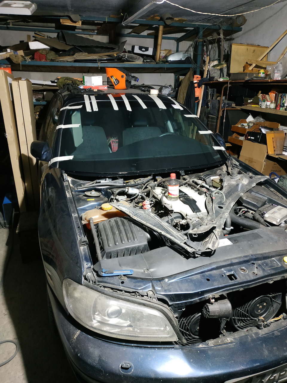 Ремонт рамки лобового стекла, день последний! — Opel Omega B, 3 л, 2000 ...