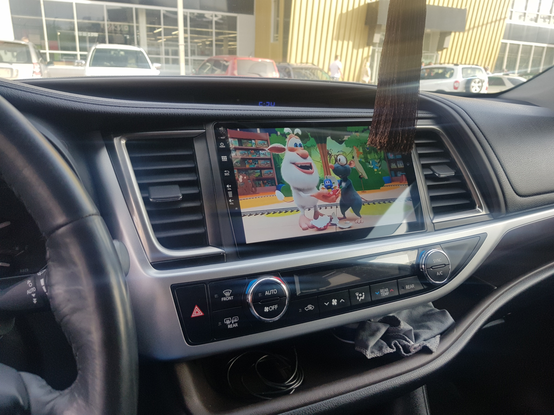 Установка магнитолы REDPOWER — Toyota Highlander (XU50), 3,5 л, 2013 ...