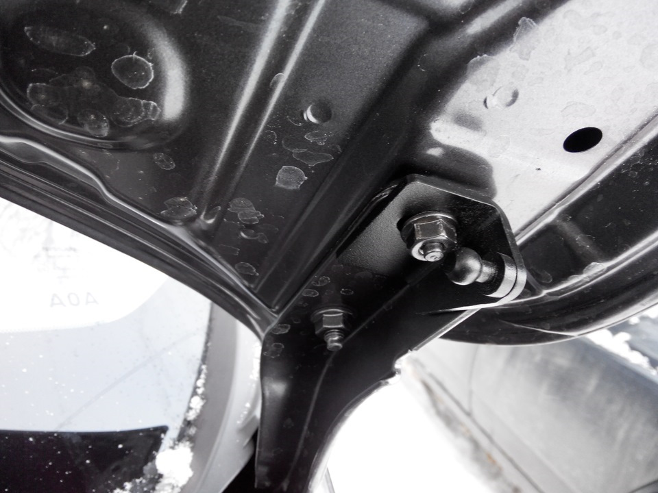 Подпорные стойки капота — Nissan Sentra (B17), 1,6 л, 2015 года ...