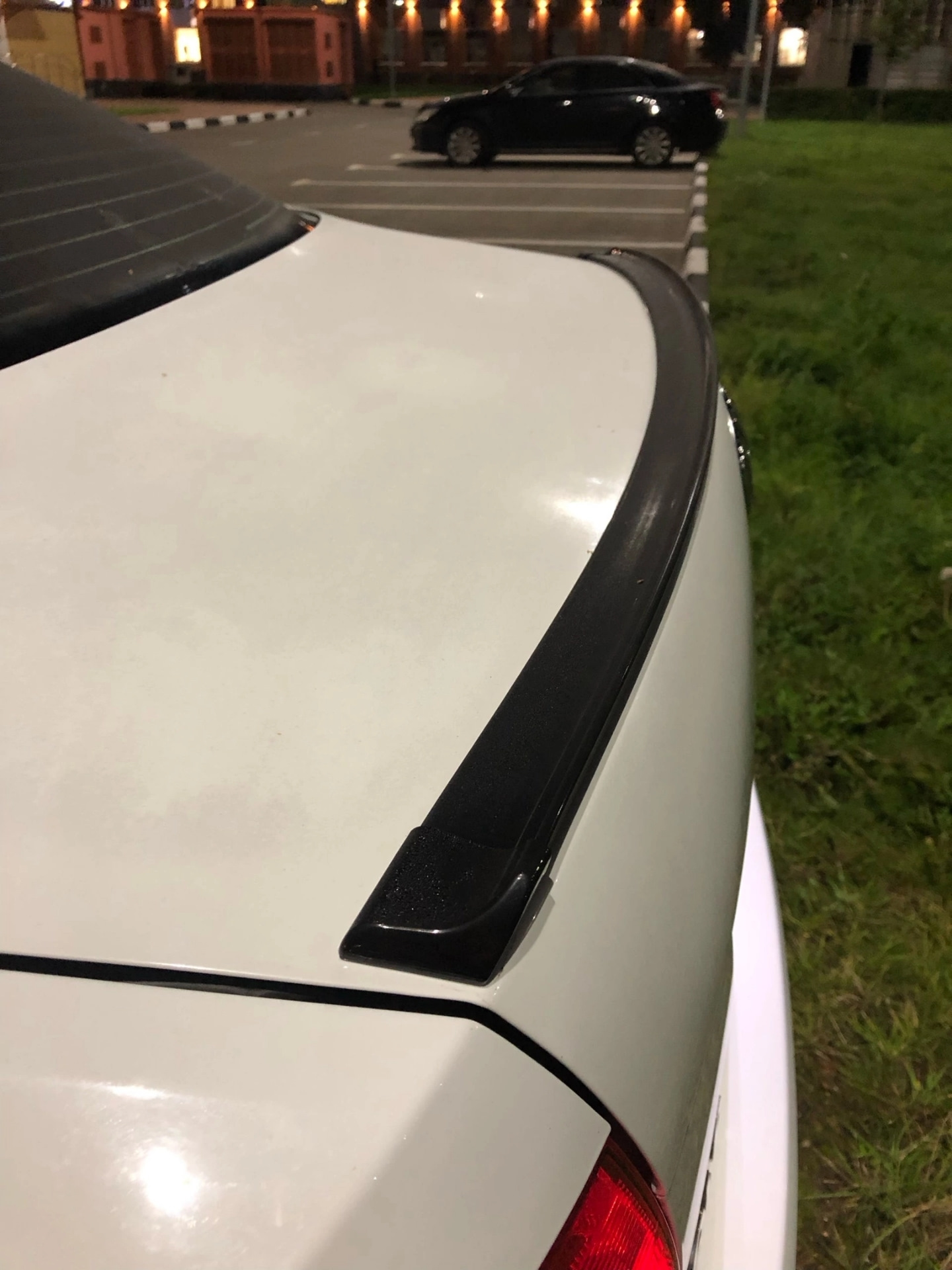 Лип спойлер и маленький тизерок! — Volkswagen Polo Sedan, 1,6 л, 2014 ...