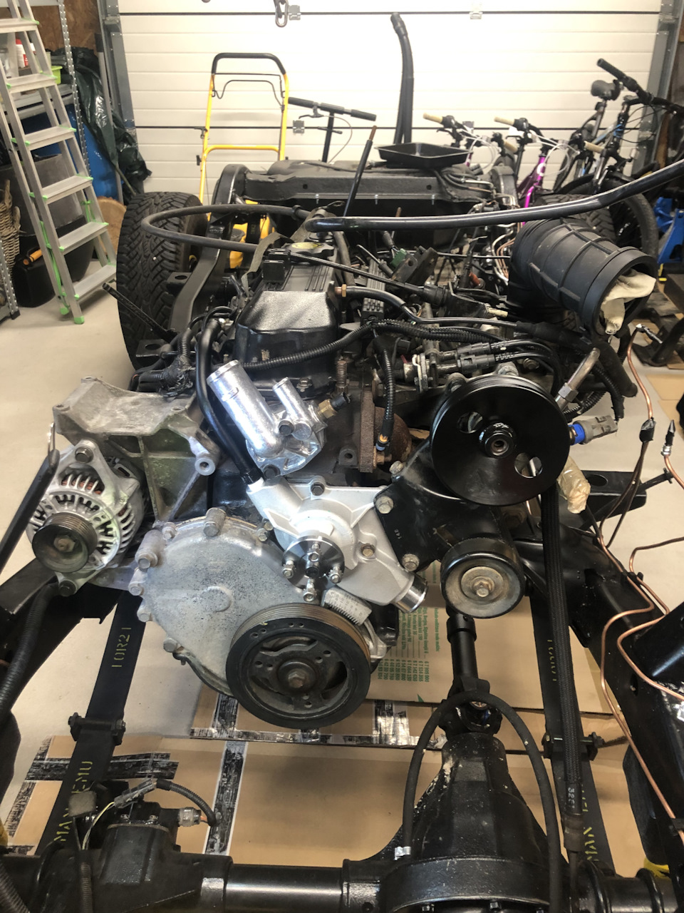 Про сердце автомобильное и навесное — Jeep Wrangler (YJ), 2,5 л, 1996 ...