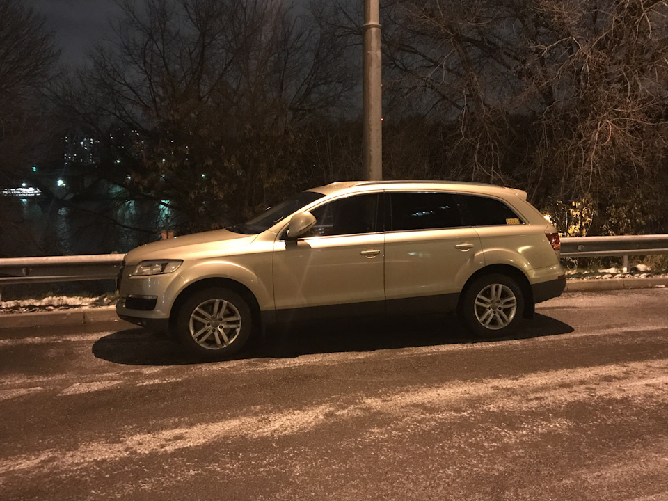 Покупка Комплекта зимних шин и переобувка. — Audi Q7 (1G), 3 л, 2007 ...