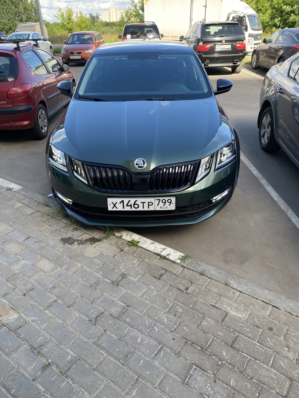 Skoda Octavia a7 Green