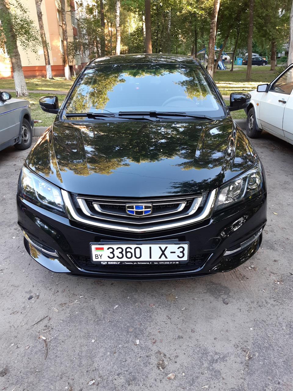 Geely Emgrand ec7 черный под мерс