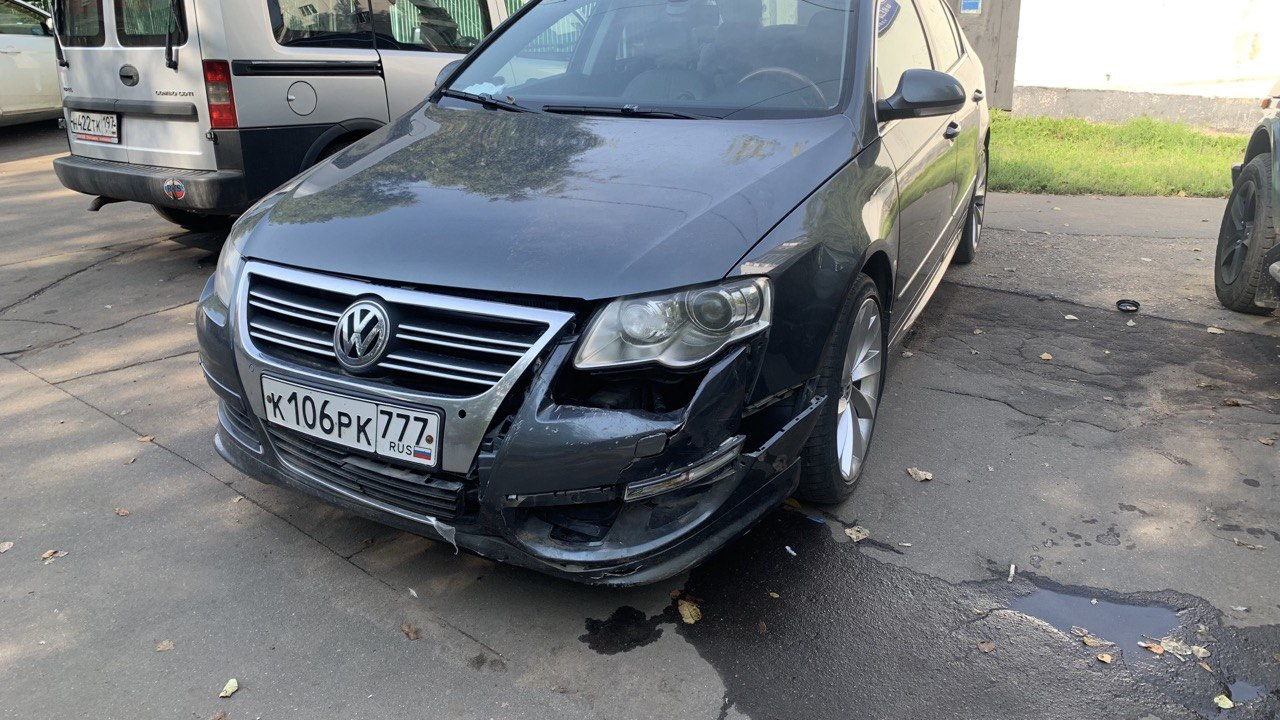 ДТП — часть 2. Восстановление и экспертиза. — Volkswagen Passat B6, 1,8 л,  2008 года | ДТП | DRIVE2