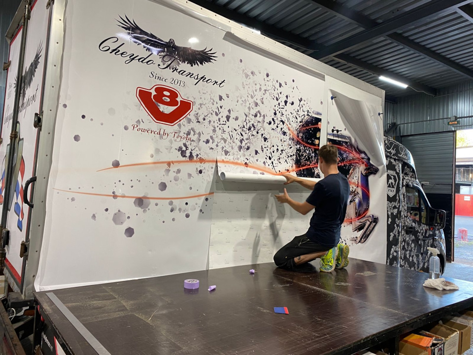 Винил на термос. — ГАЗ Газель Next, 4,3 л, 2014 года | стайлинг | DRIVE2