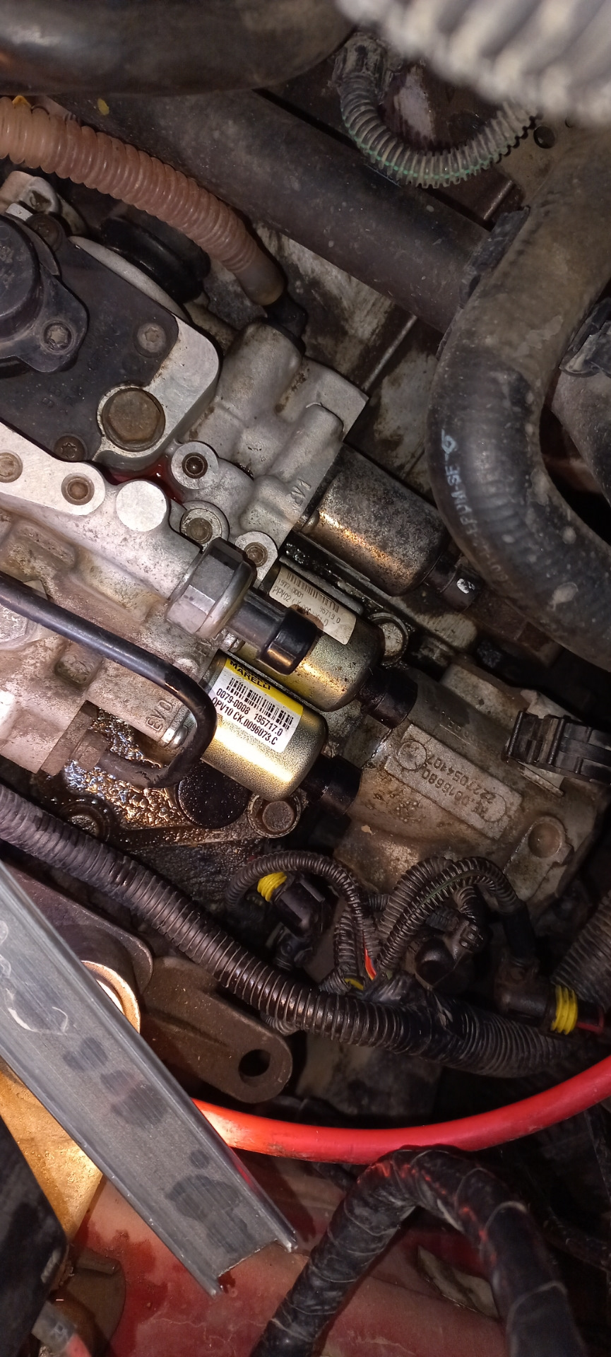 Замена клапана сцепления selespeed — FIAT Grande Punto, 1,4 л, 2007 ...