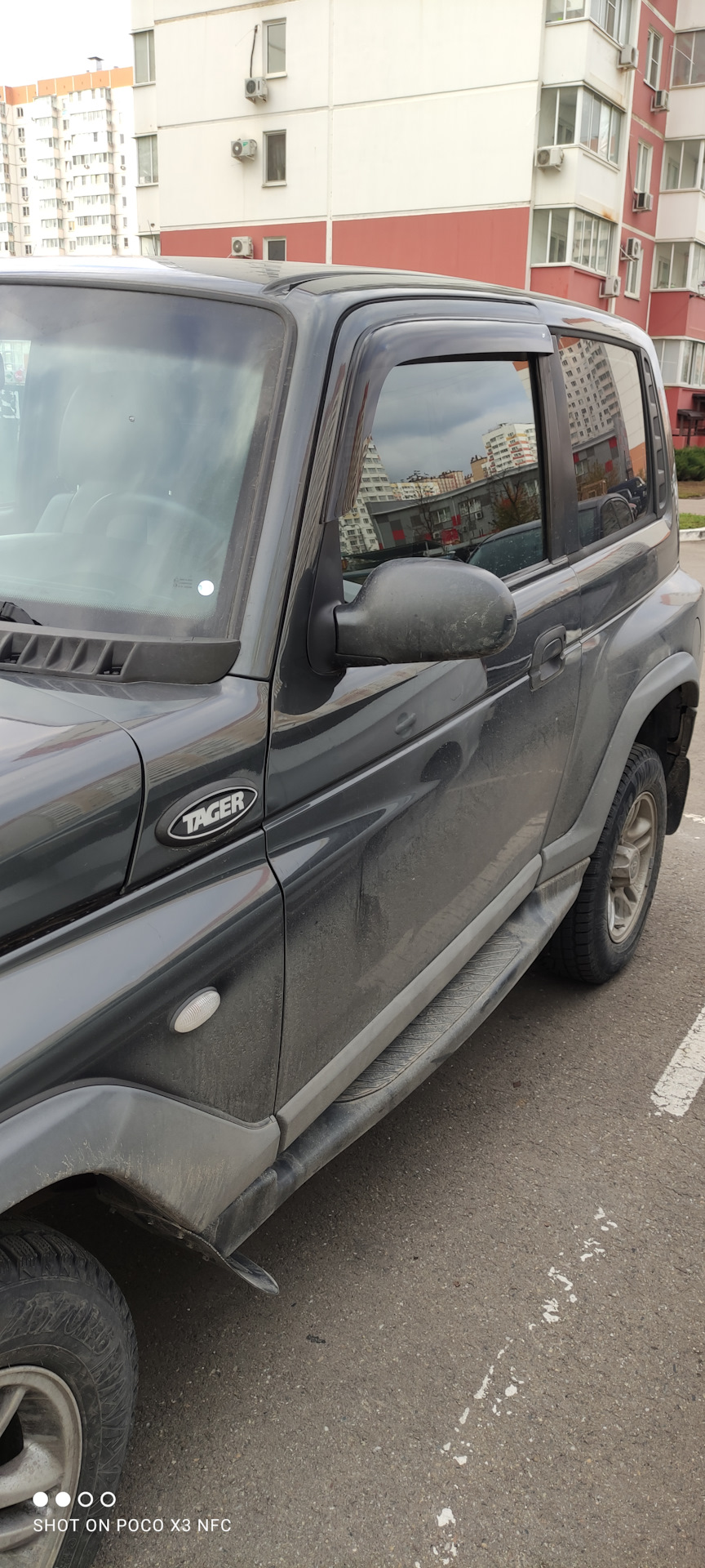 Установка дефлекторов Тагаз Тагер — ТагАЗ Tager 3D, 3,2 л, 2009 года ...