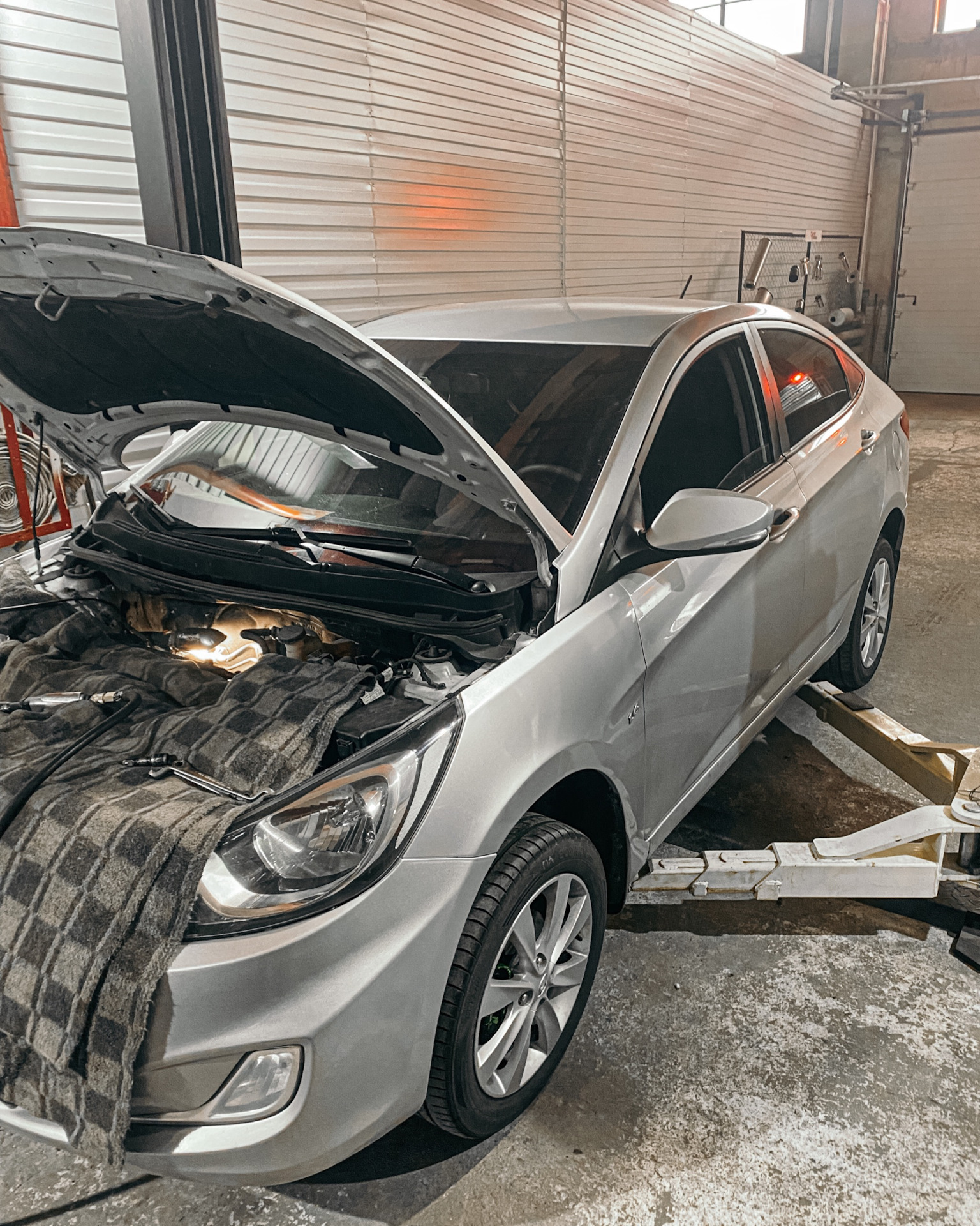 Удаление катализатора на Huyndai Solaris. Замена катализатора на ...