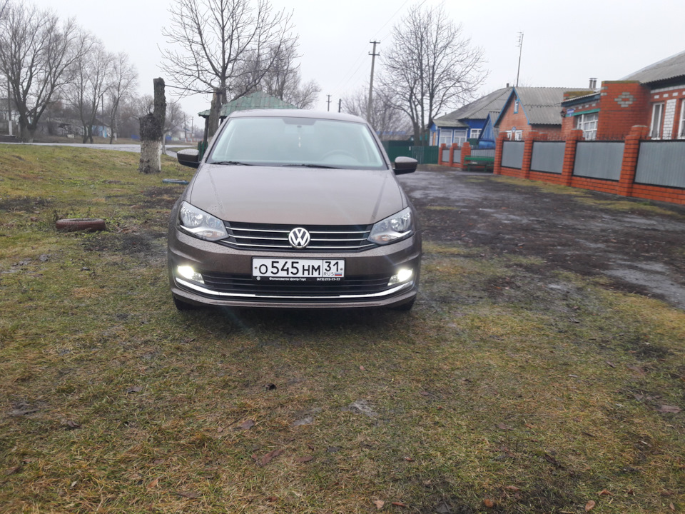 Установка светодиодных ламп в дхо на фольксваген поло — Volkswagen Polo ...