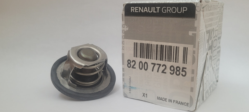 Оригинальный термостат для Renault K4M на Lada Ларгус, Nissan Almera V ...