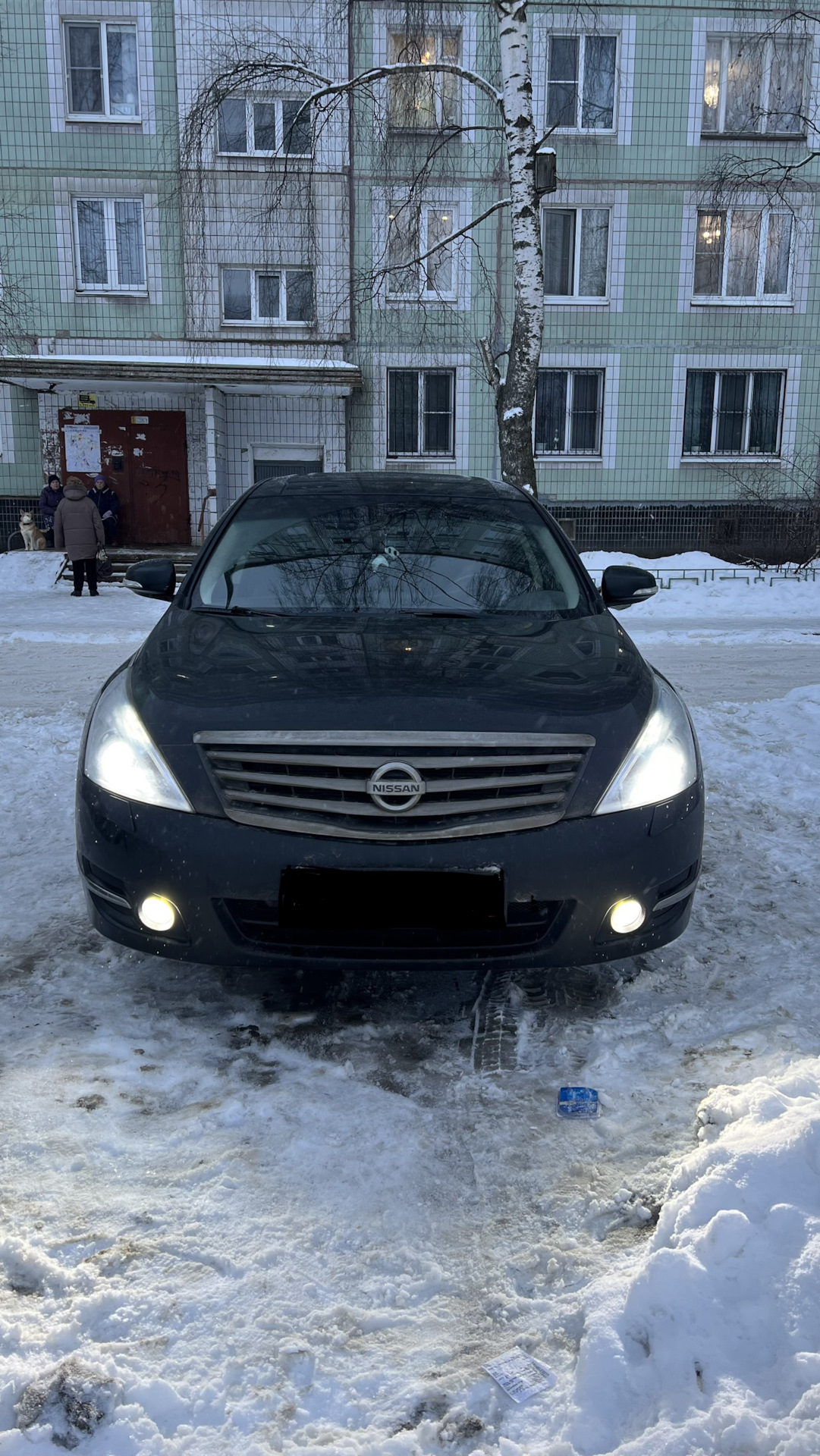 Замена лампочек габаритов и птф — Nissan Teana (J32), 2,5 л, 2012 года ...