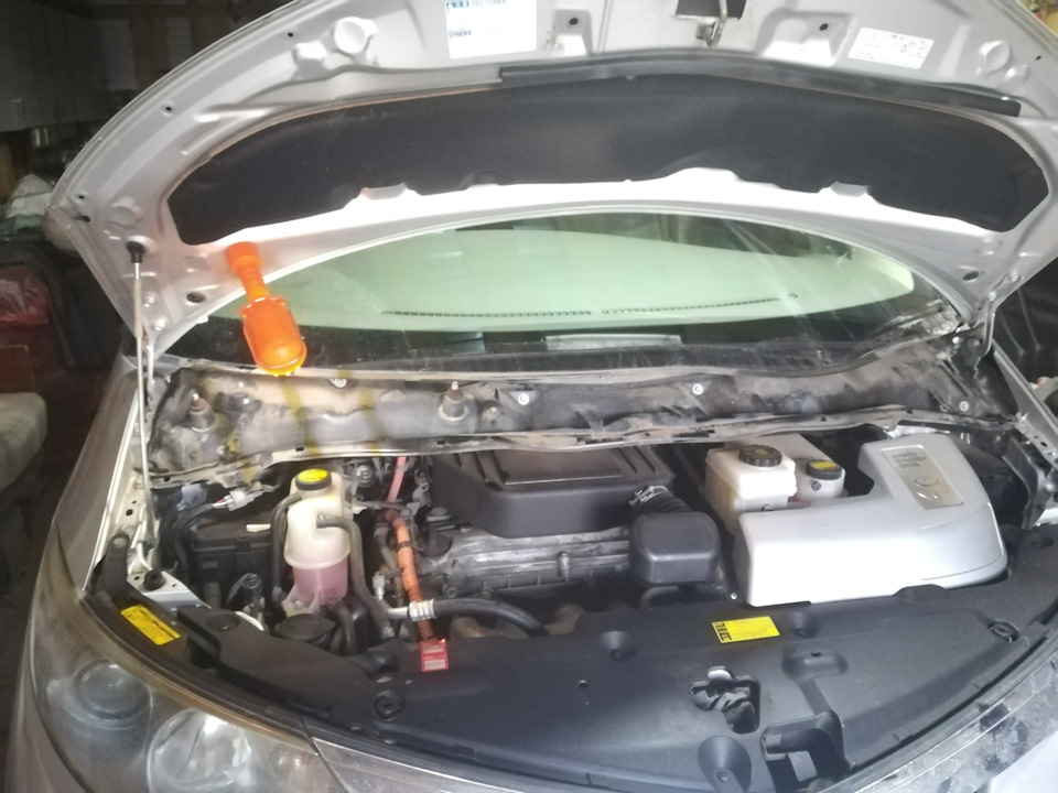 Как снять двигатель эстима замена пыльников передних стоек - Toyota Estima Hybrid, 2,4 л, 2006 года планово