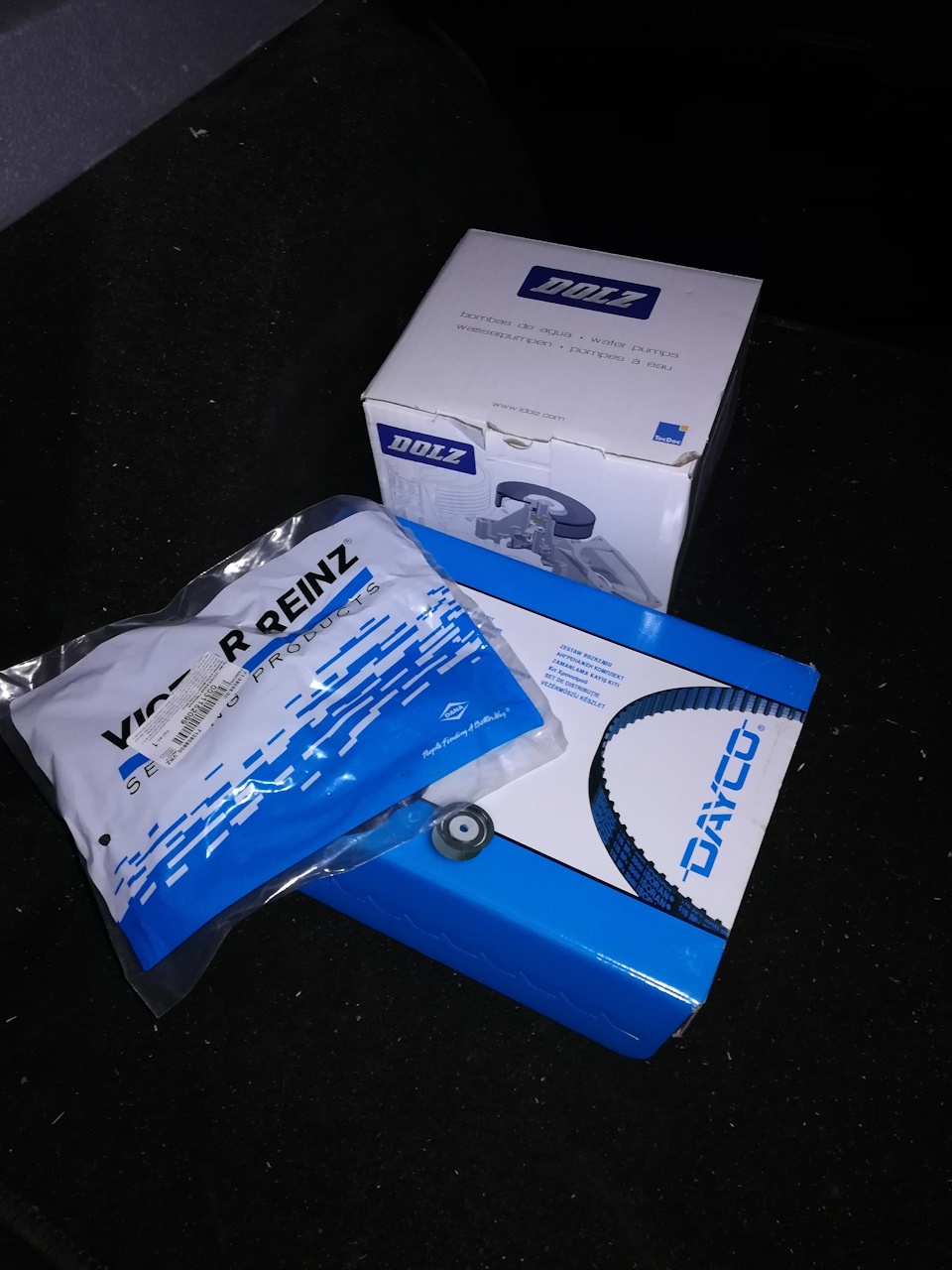 Комплект ГРМ, помпа 130000 — Ford Focus II Hatchback, 1,4 л, 2007 года ...