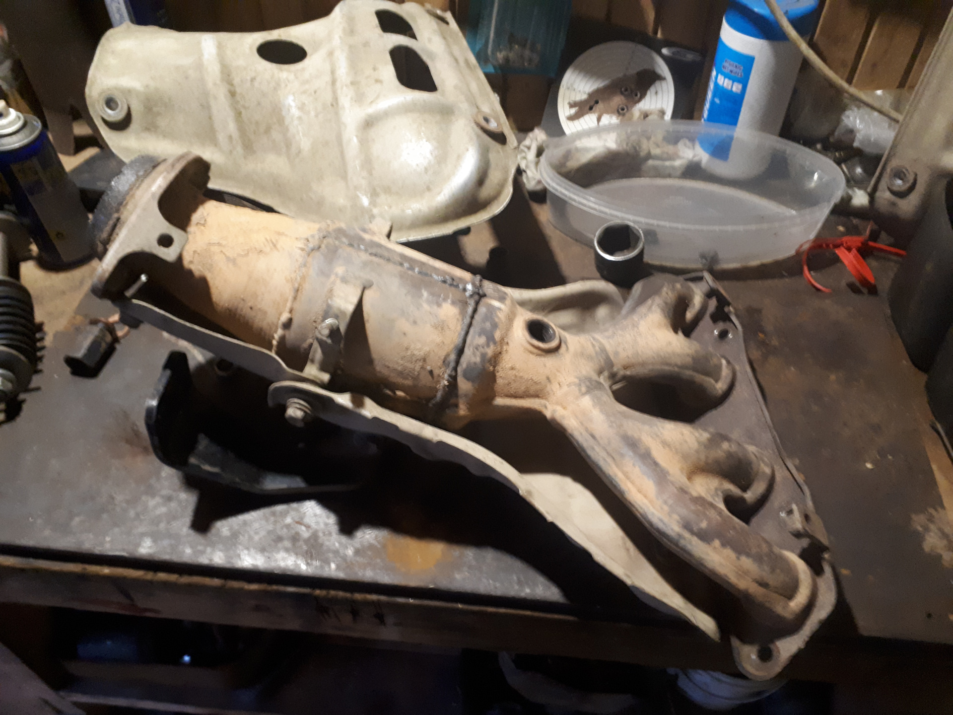 сварка глушителя. сварка коллектора 4-2-1 аргоном. сварка выхлопа. катализатор автомобильный. ремонт выпускного.