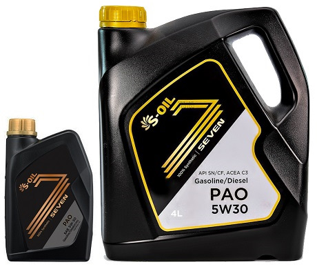 Масло 5w30 купить в самаре. S-Oil 7 Gold #9 Pao c3 0w40. Моторное масло 5w30 синтетика Pao. Масло s-Oil Seven 5w30. S-Oil Seven 5w-30.