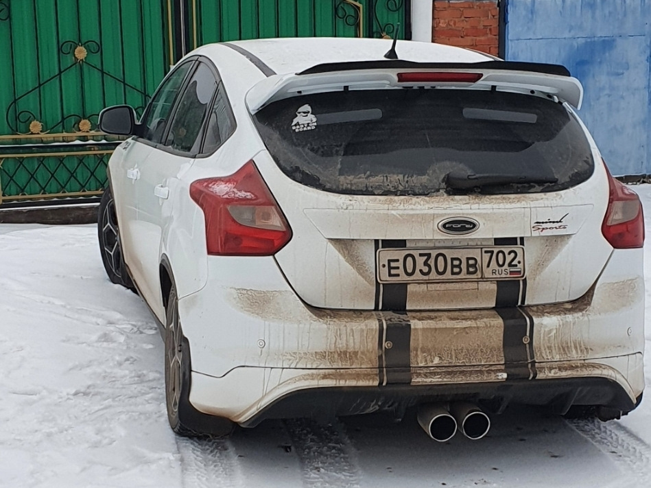 Лип спойлер — Ford Focus Hatchback III, 2 л, 2012 года | тюнинг | DRIVE2
