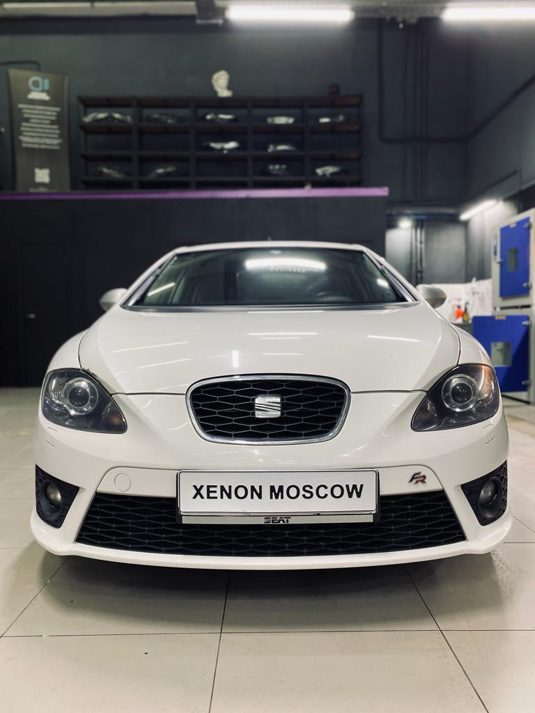 Xenon Moscow. Тонировка фонарей Seat Leon.