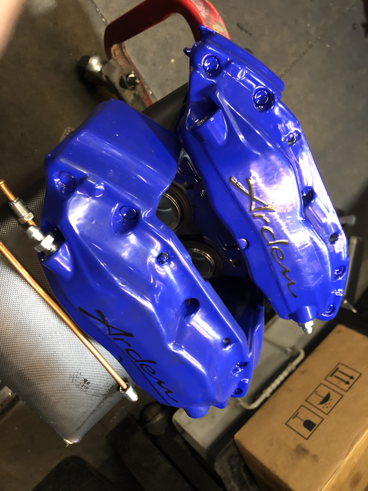 Передние тормоза готовы к установке! — Jaguar XJ6, 3,2 л, 1997 года ...