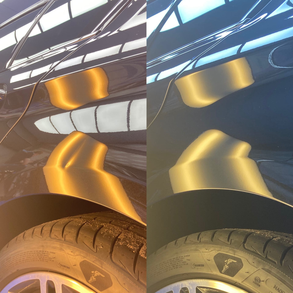Вмятина на заднем крыле — Dentless PDR на DRIVE2